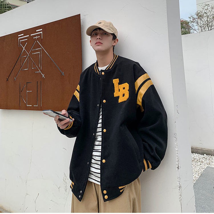 Áo Khoác Bóng Chày Form Rộng Thời Trang Dành Cho Nam