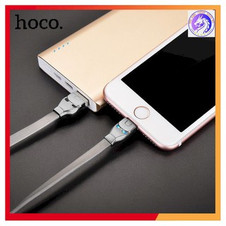 Cáp sạc nhanh có báo đèn hoco U14 LIGHTNING 1,2M