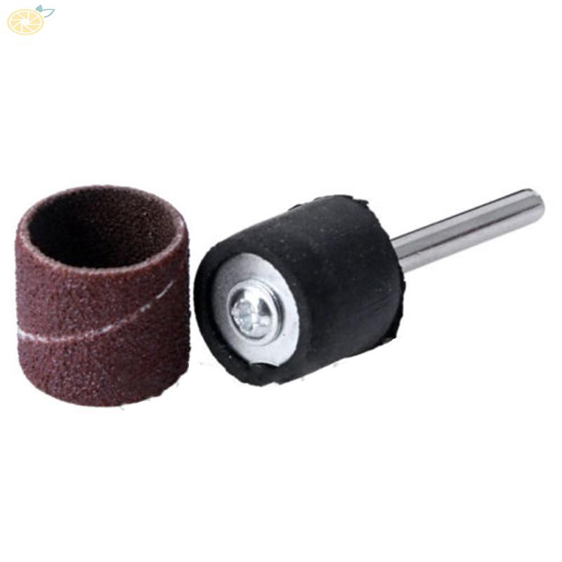 Bộ 100 đầu mài nhám 80 grit kèm 2 trục dành cho máy mài cắt đa năng