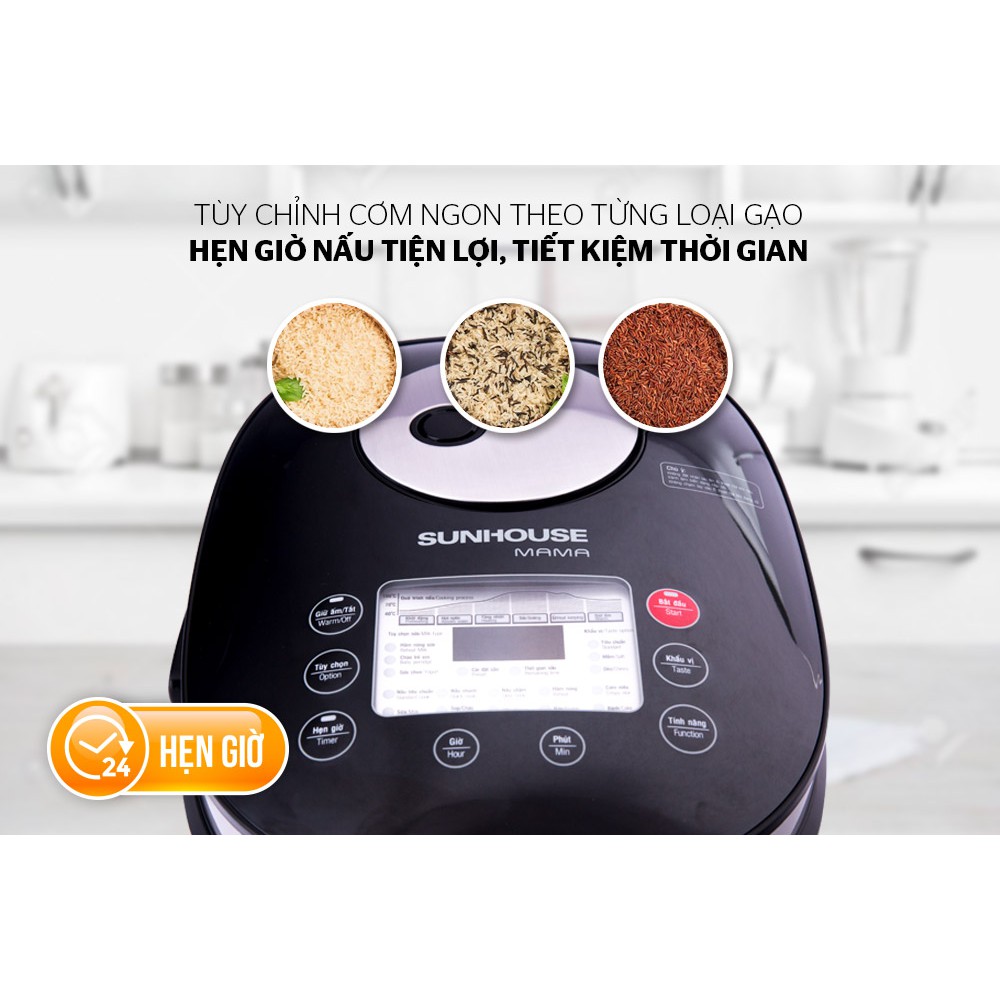 NỒI CƠM ĐIỆN TỬ 1.8L SUNHOUSE MAMA SHD8903