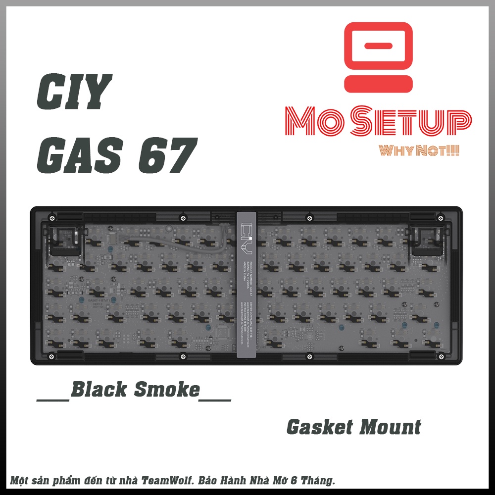 _Kit bàn phím cơ_GAS67_Gasket Mount_Hotswap_Stab PCB Mount_TeamWolf_Mỡ Setup_Kit bàn phím cơ_LayOut 67
