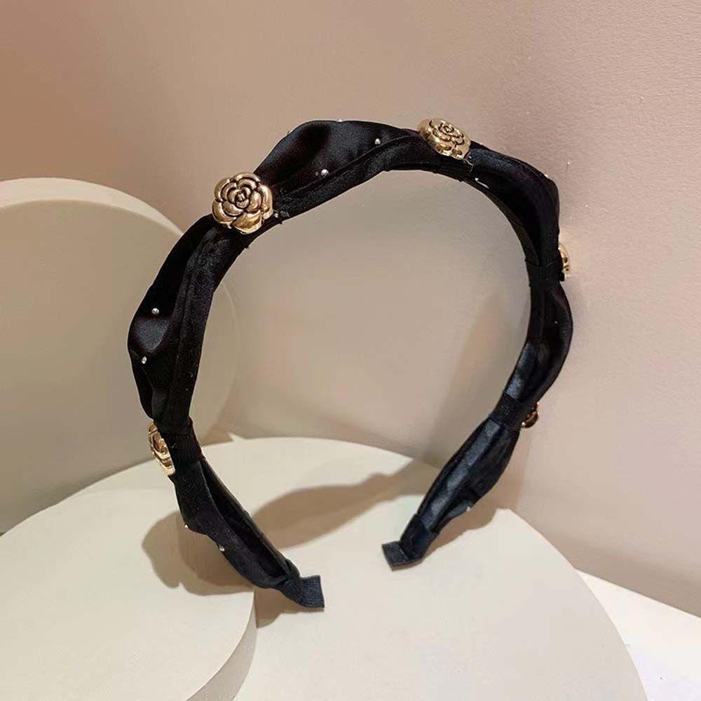 IVORY Băng Đô Cài Tóc Đơn Giản Ngọt Ngào Phong Cách Hàn Quốc Cho Nữ