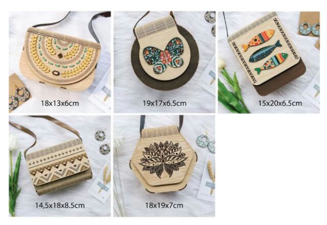 Túi gỗ vintage | BigBuy360 - bigbuy360.vn