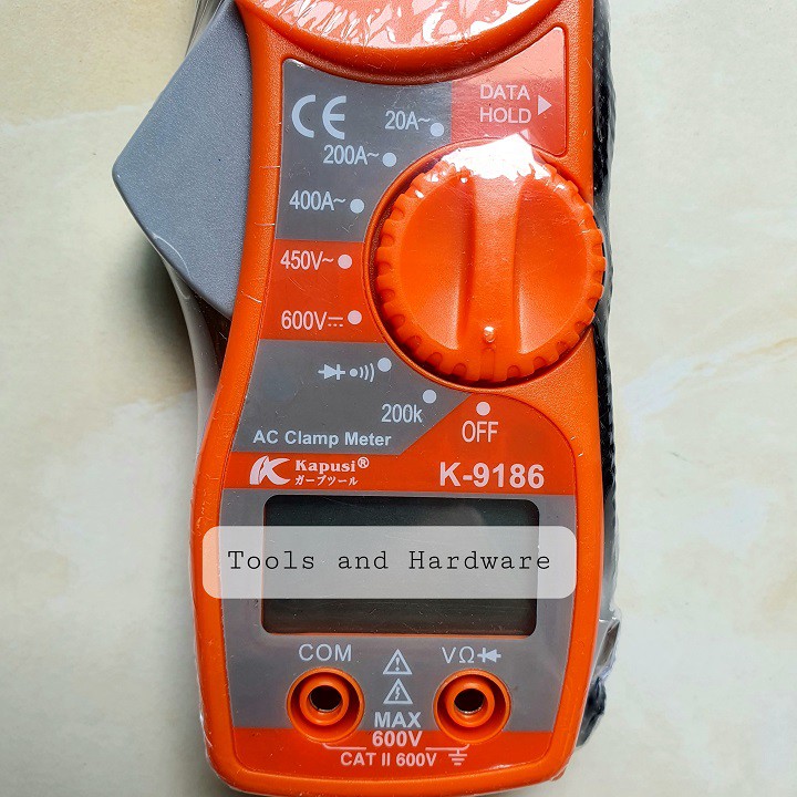 Ampe kềm đo điện hãng Kapusi Nhật Bản K-9186 có tặng kèm bút thử điện Kapusi (Ampe kìm đo điện)