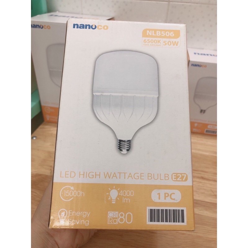 bóng led BULB trụ 50w nanoco