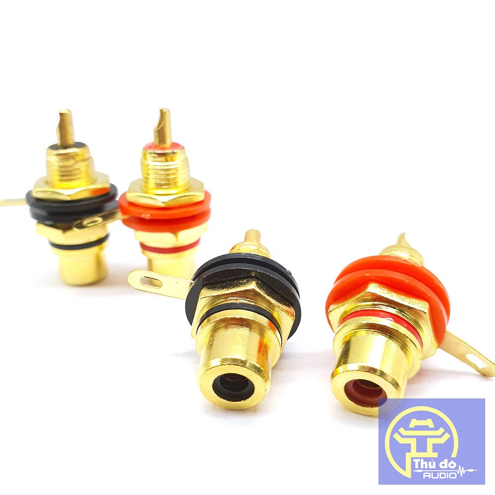 Bộ 04 Cọc loa AV/ Cọc loa RCA loại tốt
