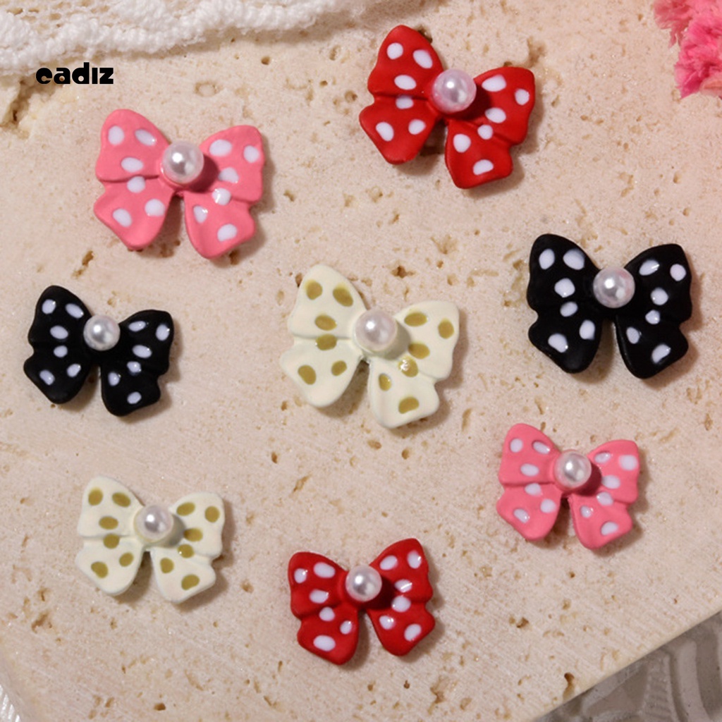 [Hàng mới về] Hạt cườm nơ đính đá trang trí làm đẹp móng tay