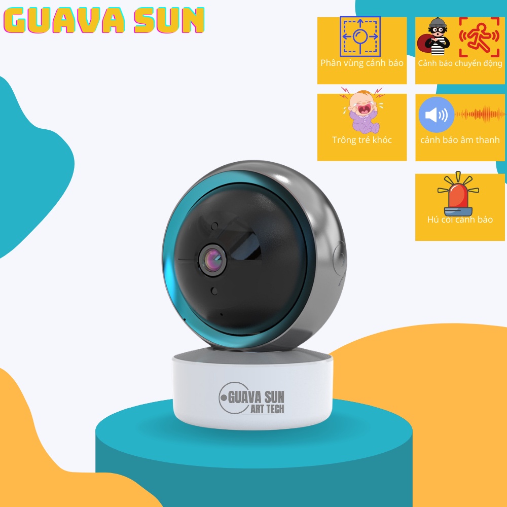 Camera TUYA có google assistant và alexa cho nhà thông minh, camera giám sát thông minh Wifi, quản lý trên điện thoại