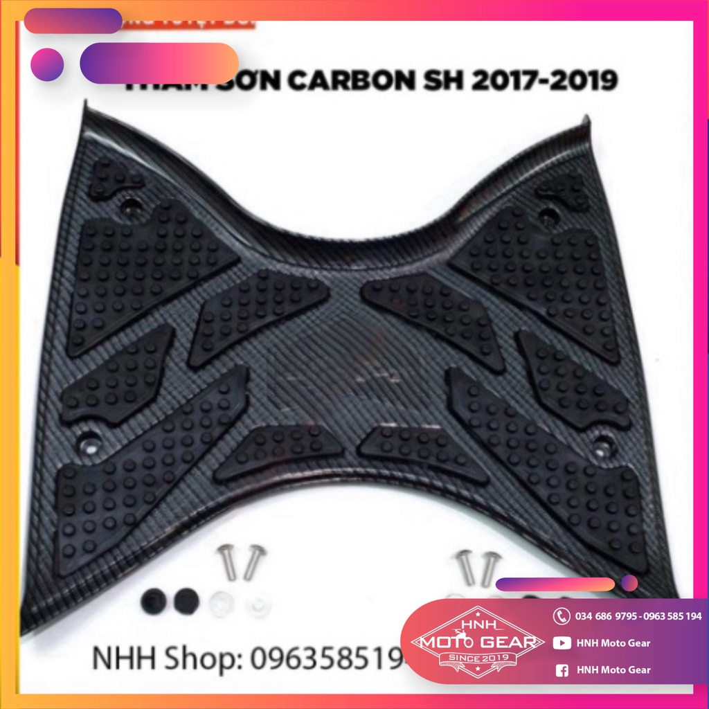 Thảm Để Chân Carbon Cho SH Việt 2017 - 2019 Chính Hãng Artista