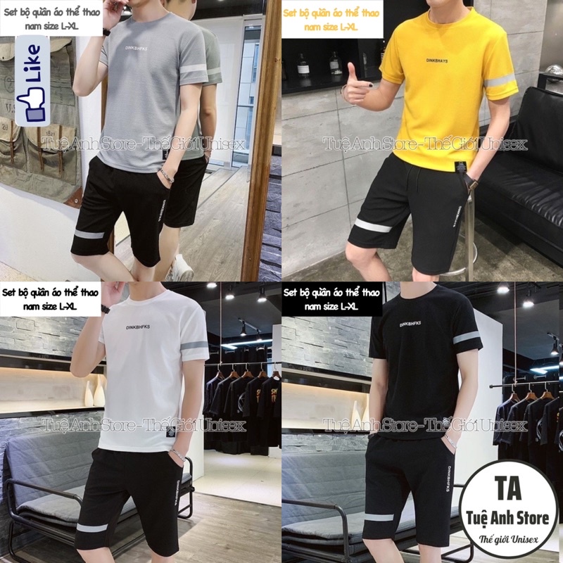 Set Bộ Quần Áo Thể Thao Nam Thun Lưới Mè trẻ trung năng động - Ảnh Chụp Thật TUEANHSTORE - Thế Giới Unisex