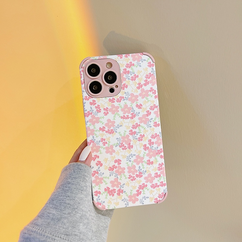 Ốp điện thoại da tpu hình hoa cho iPhone 11 Pro Max X Xr Xs Max 7 8 Plus Se 2020 12 pro max 12 mini 13 pro max 13 mini | BigBuy360 - bigbuy360.vn