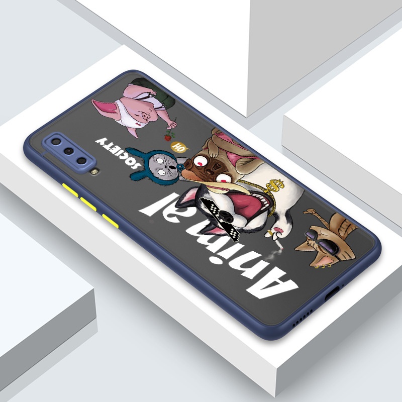 Ốp Điện Thoại Họa Tiết Hoạt Hình Đáng Yêu Cho Samsung Galaxy A22 A7 A5 A3 2016 2018 5G 4G