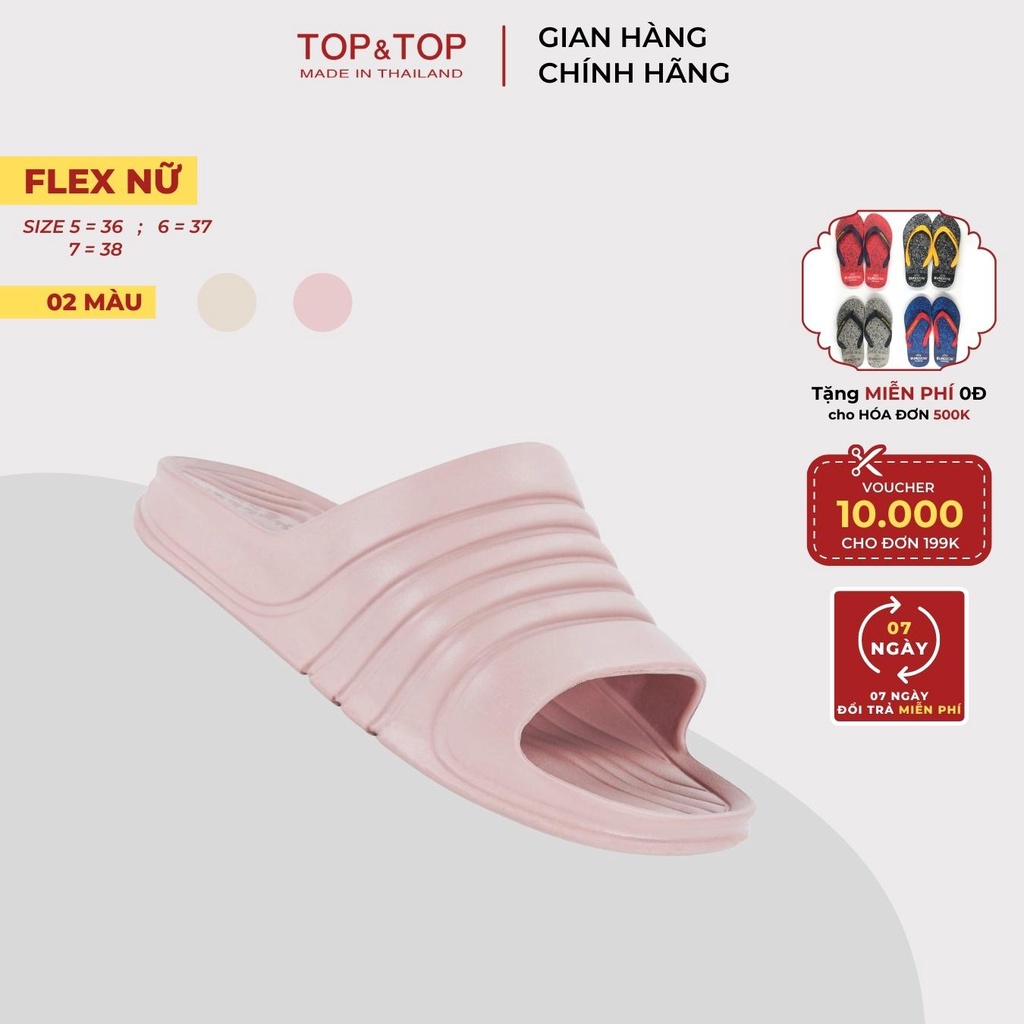 Dép Đúc Thái Lan Nữ Cao Su Siêu êm RUBBER SOUL FLEX