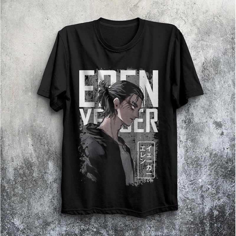Áo thun Eren Yeager Attack on Titan, áo phông attack on titan nam nữ đủ size mới nhất