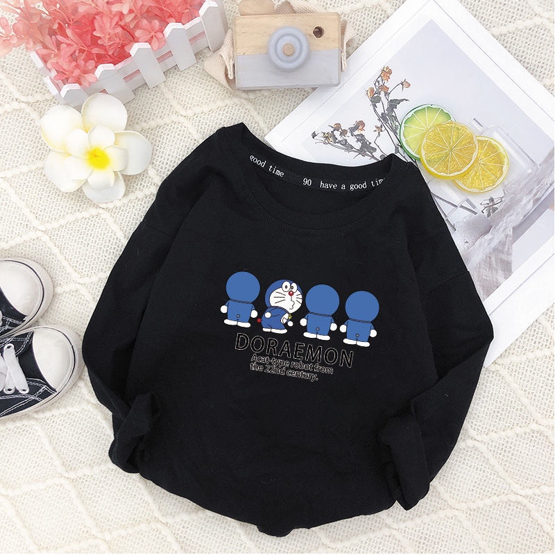 Áo Thun Cotton Tay Dài Mỏng Màu Trắng Hàng Mới Dành Cho Trẻ Em