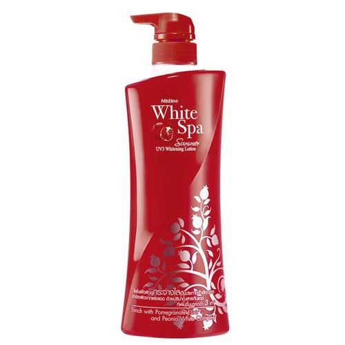 Sữa dưỡng thể trắng da chống nắng White Spa Mistine Summer Lotion Thái Lan 400ml - Hương Lựu