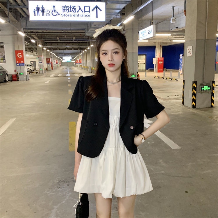Áo khoác Pure Cube tay ngắn phong cách thời trang mùa hè mới dành cho nữ | BigBuy360 - bigbuy360.vn