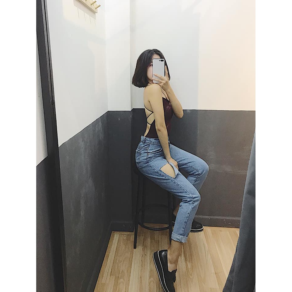 BODYSUITS HỞ LƯNG DÂY TRÒN