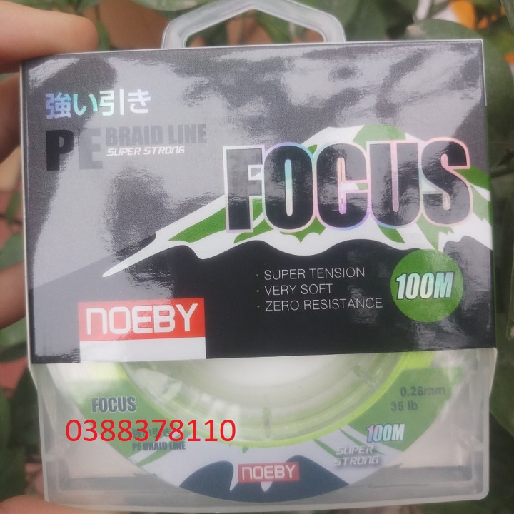 Dây Dù Câu Cá PE NOEBY FOCUS 100m