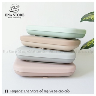 Khay ăn dặm Moyuum đế hít Hàn Quốc làm từ silicon cho bé