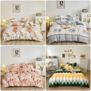 Bộ chăn ga gối cotton poly nhập khẩu mẫu mới 01