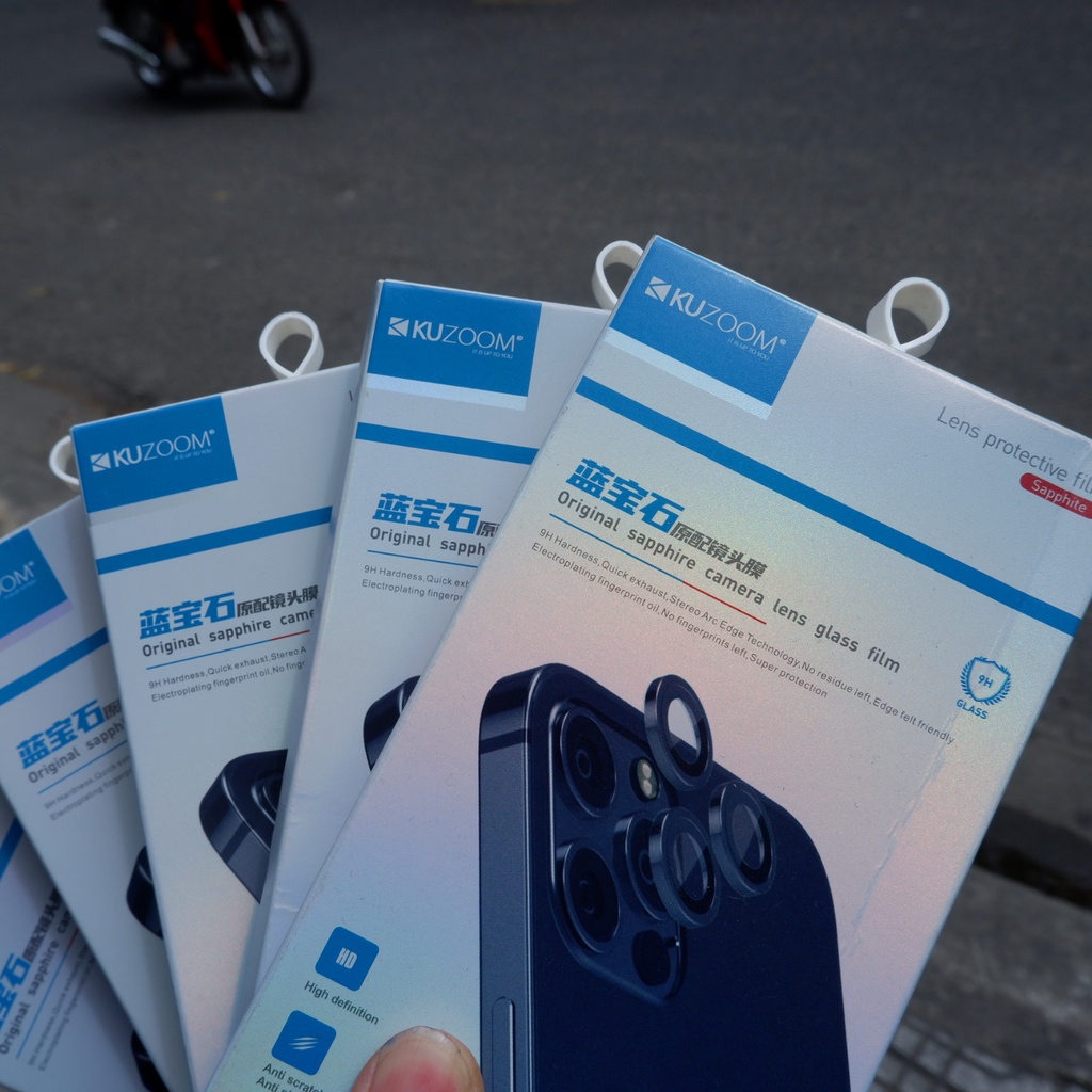 Bảo vệ camera IPhone 13  , 13 mini , 13 Pro  , iphone 13 Pro Max chính hãng KUZOOM