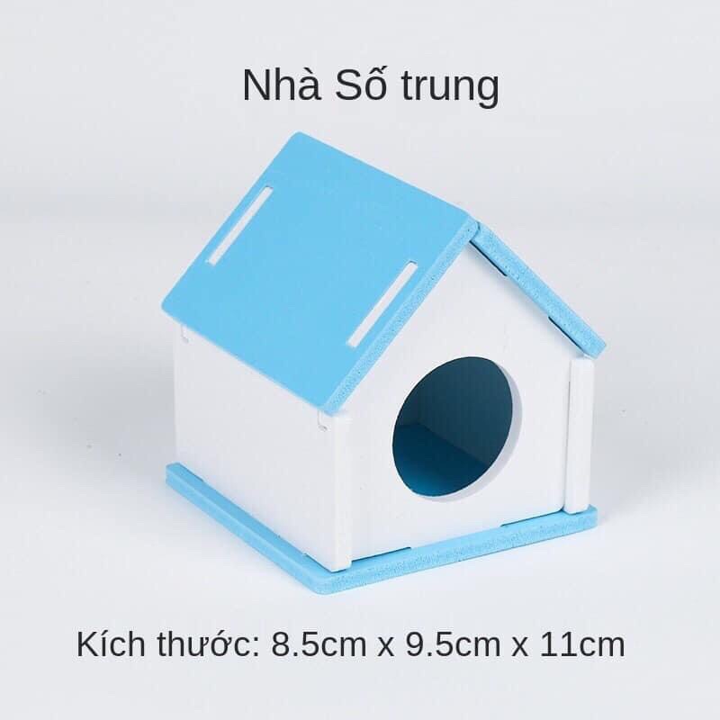 nhà gỗ số trung cho hamster