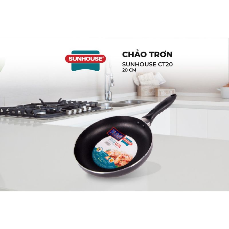 Chảo Trơn Sunhouse Chống Dính 20cm