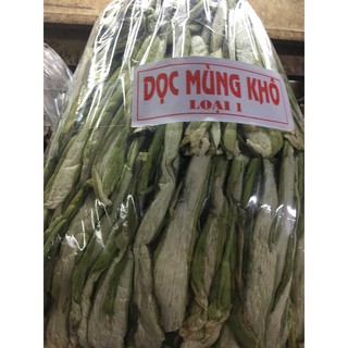 Dọc mùng khô đẹp xanh hàng mới thơm không sơ