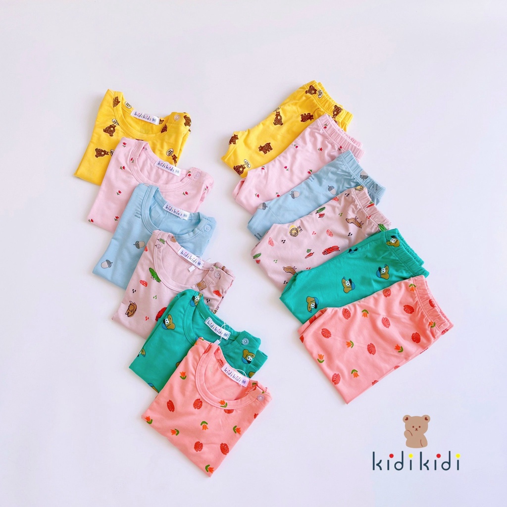 [Bé 7-30kg] Bộ Dài tay SIZE ĐẠI Minky Mom Thun Lạnh mềm mịn mát in hình cho bé trai, bé gái từ 7-30kg [ HÀNG CHUẨN ]