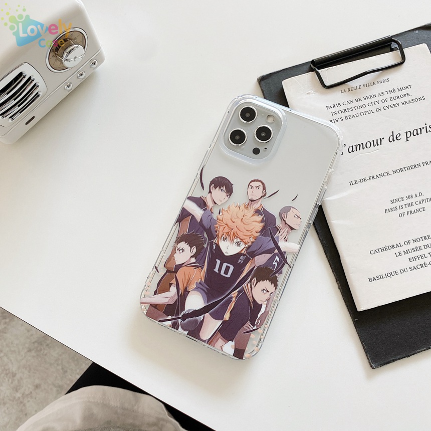 Ốp Điện Thoại Mềm Trong Suốt In Hình Anime Bóng Chuyền Cho Xiaomi Mi Poco X3 Nfc Redmi 9t 9a Note 9s Note 9 Pro Note 8 7 5 Pro