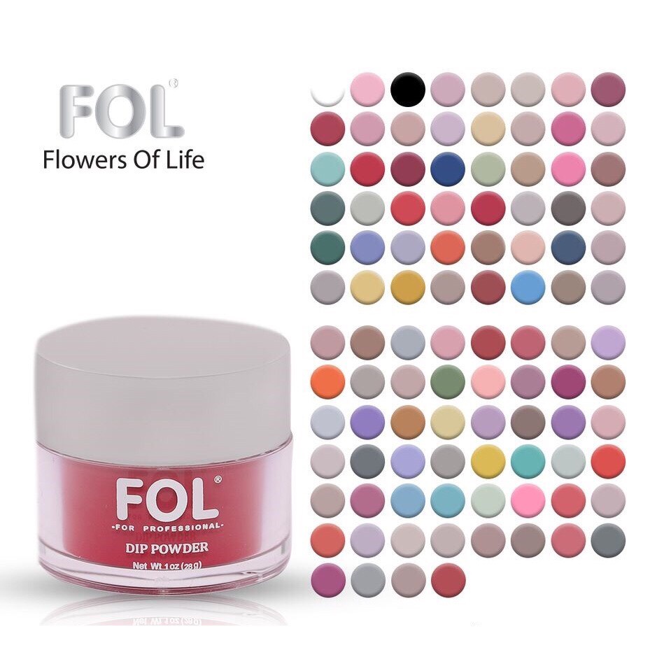 Bột Nhúng Màu Fol 28g (Màu 51 - 100)