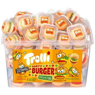 Kẹo Dẻo Trolli Party Burger Minis Hộp 60 Viên