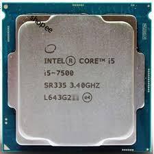 CPU intel I5 - 7500+7400 Tray không box+tản