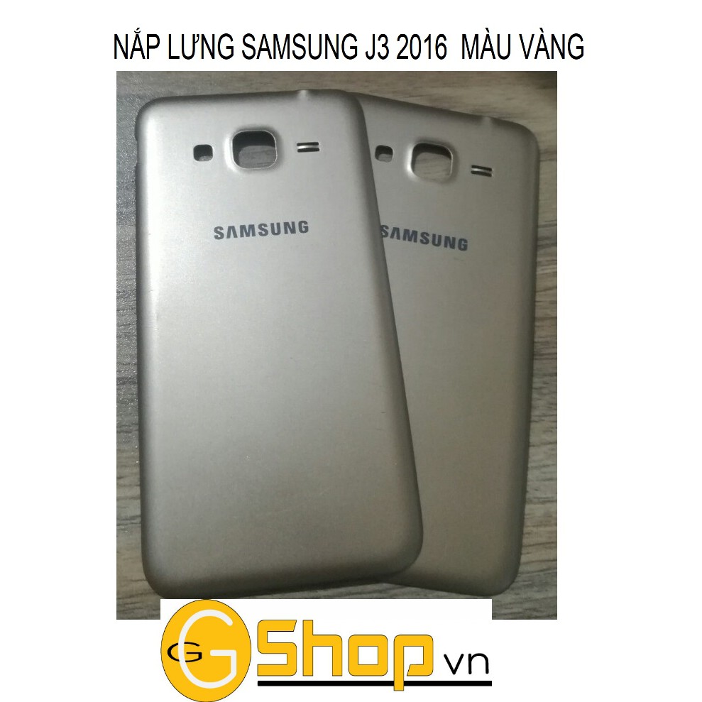 NẮP LƯNG SAMSUNG J3 2016  MÀU VÀNG