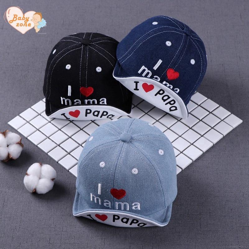 Mũ bóng chày chỉnh được cỡ cho em bé