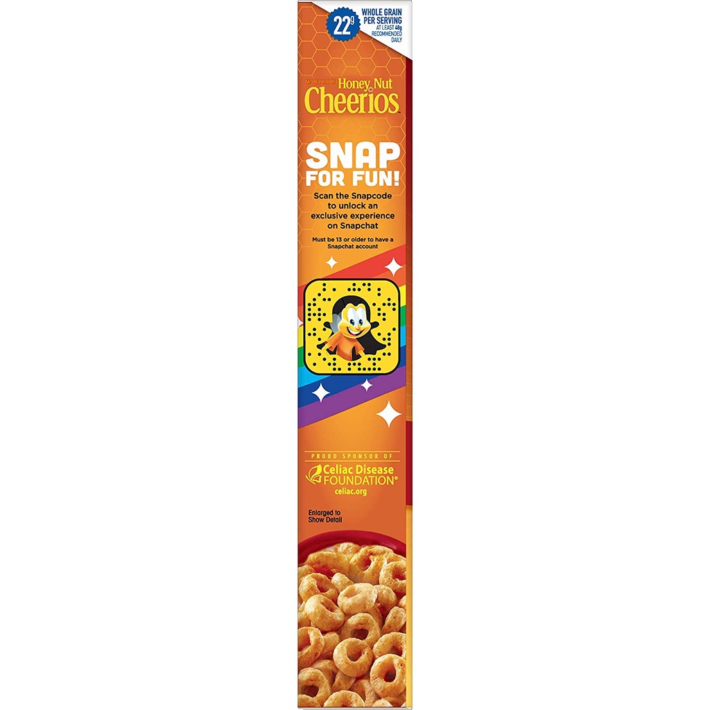 Cheerios hạt mật ong, Ngũ cốc ăn sáng với yến mạch