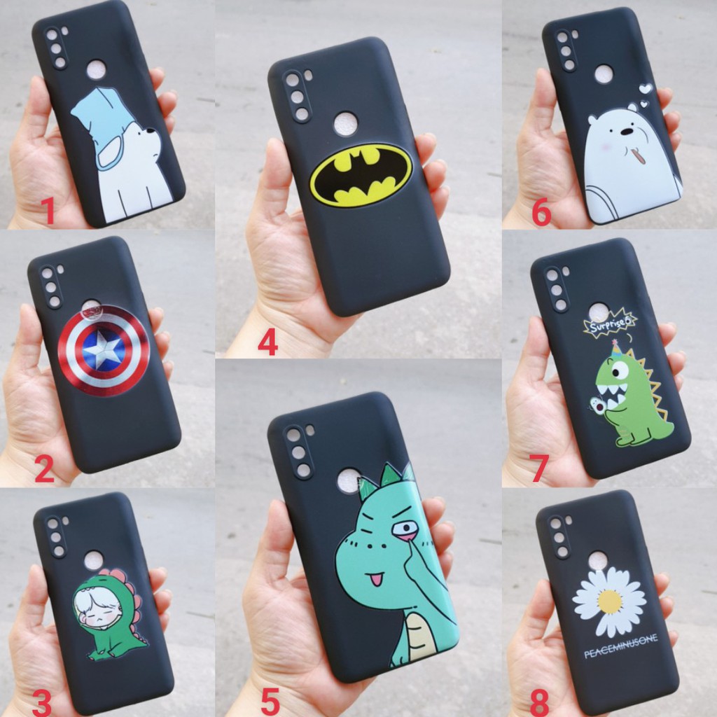 Ốp Lưng Vsmart Active 3 Dẻo Đen In Hình Nhiều Mẫu siêu cute