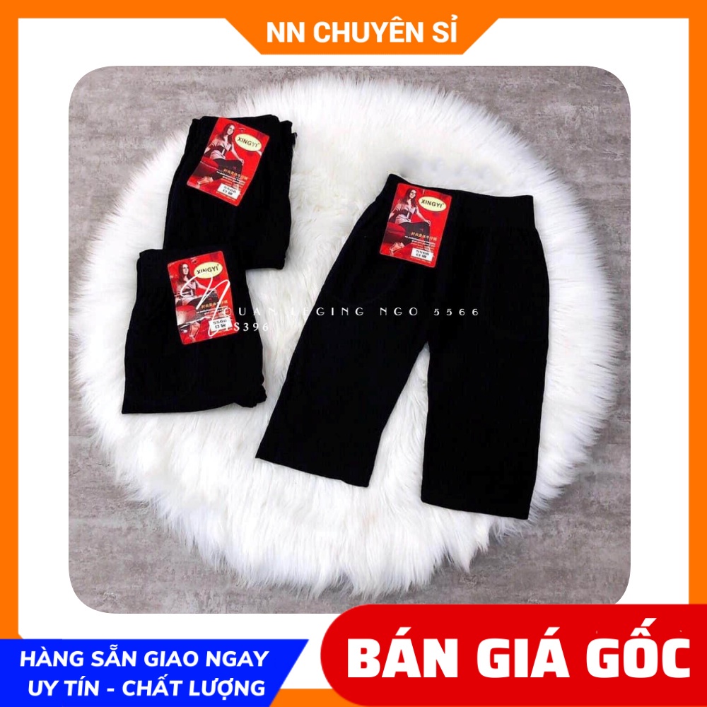 Quần legging cho nữ dài lửng ngố đùi chất thun mềm co giãn lên phom siêu nịn dáng TS395