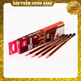 Bút chì gỗ 2B Deli 37013 (12 cây/hộp) █▬█ █ ▀█▀