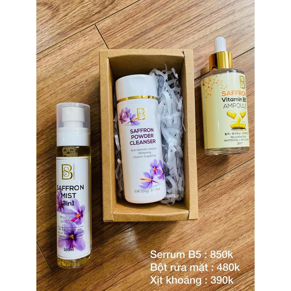 Sirum Saffron Vitamin B5 Ampoule Serum Dưỡng Da