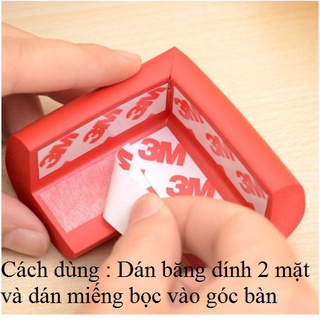 Miếng xốp bọc góc bàn đảm bảm àn toàn cho bé LAKIDS giao màu ngẫu nhiên