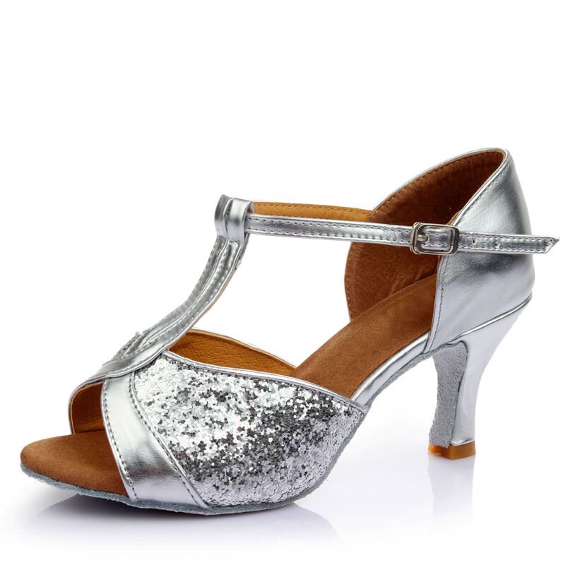 Giày khiêu vũ sandan ánh kim