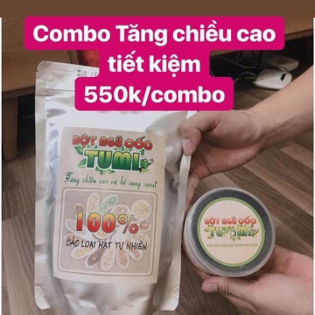 Combo ngũ cốc tăng chiều cao TUMI( siêu tiết kiệm)+ Tặng Quà Khủng