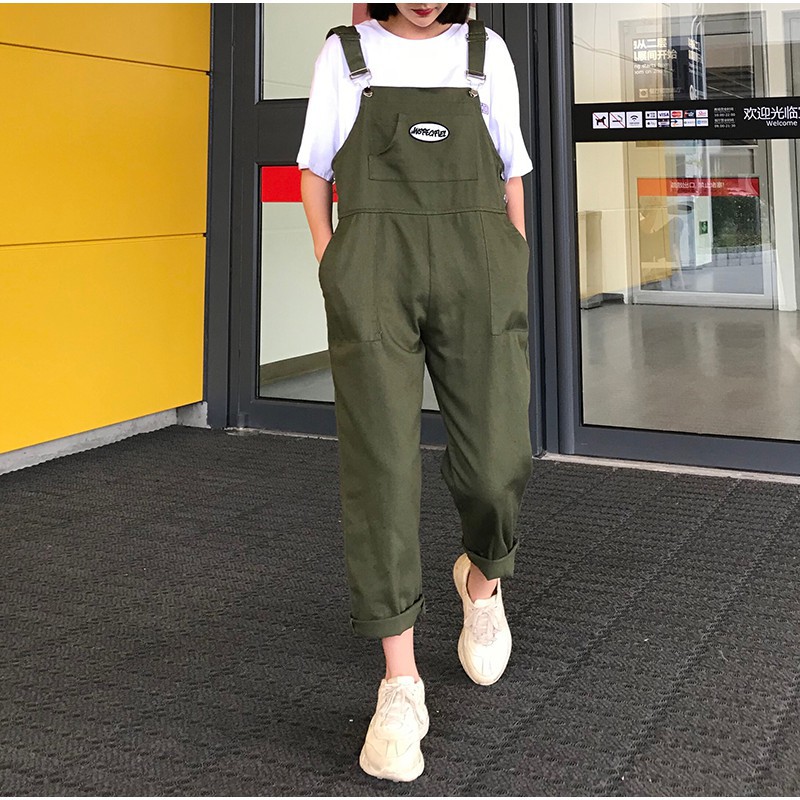 yếm jumpsuit phong cách thời trang