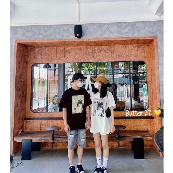 Áo phông 3158 Funhouse (chất tuyết nhung) Ảnh do shop chụp 100%