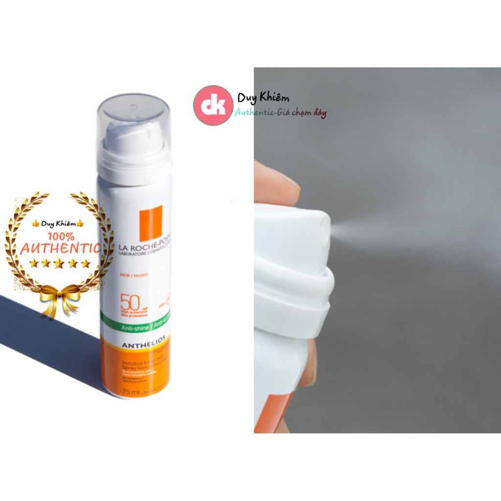 Kem Chống Nắng Dạng Xịt La Roche-Posay Anthelios Invisible Fresh Mist SPF 50 75ml | BigBuy360 - bigbuy360.vn