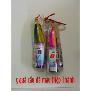 Cầu đá, 5 quả cầu lông màu hàng Việt Nam chất lượng cao