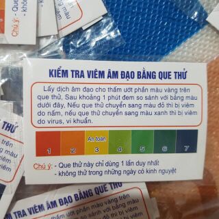 Que thử viêm nhiễm nấm âm đạo Test nhanh ngứa phụ khoa chuẩn xác tặng kèm cốc test