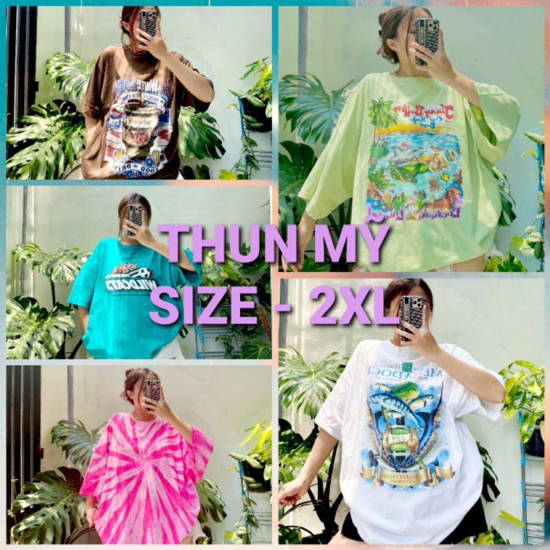 ÁO THUN MỸ HÀNG SI LOẠI 1 ( KÍCH CỠ 2XL ) - CHỌN MẪU